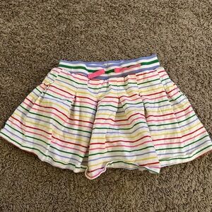 Mini Boden Multicolor Striped Skort (shorts)